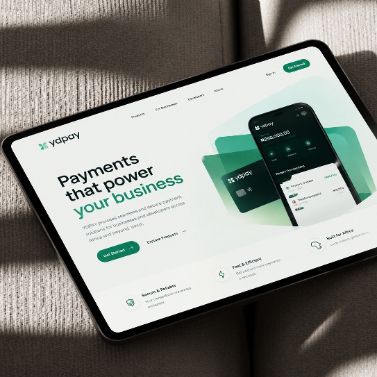 Webflow Development — project mockup